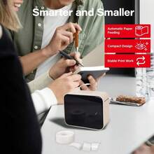 Marklife P15 Mini Portable Label Printer, Self-Adhesive Thermal Printer, Sticker Printer, Pocket Bluetooth Inkless Label Printer, Name Tag Printer - Beige - View 11
