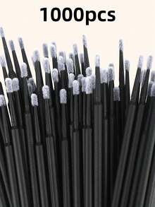 Eyelash Extension Micro Applicator, Designed For Precise Glue Removal, With Micro Brush Head And Disposable Micro Applicator Sticks - Black - View 12