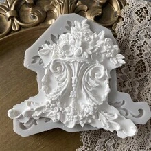 Mirror Frame European Decorative, Embossed, Baroque Style, Wall Decor, Silicone Mold, Decorative Mold, Suitable For DIY, Resin Crafts Pendant - Style - View 8