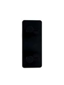 No-Drill Wall-Mounted Key Rack 2/3 Hooks Minimalist Black Self-Adhesive Key Storage Hook Rack, No-Damage Self-Adhesive Wall Hook, Suitable For Home Entryway, Kitchen, Bathroom, Garage, Office, Hallway, Space-Saving, Easy Installation, Father's Day Gift - Multicolor - View 9