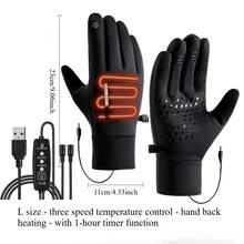 RAF USB Electric Heated Gloves, 3 Temperature Settings, Unisex Winter Warm Gloves, Touchscreen Smooth Surface Gloves, Double-Sided Heating, Intelligent Temperature Control, Ideal Winter Gift Choice. - View 16