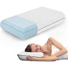 Water-Based Square Neck Support Pillow, Adjustable Firmness Sleep Pillow, Breathable Quilted Pillowcase Bed Pillow, Suitable For Side And Back Sleeping, Bedroom Nighttime Rest - Cooling Pillow - View 4