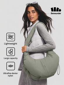 Beneunder Portable Crossbody Soft Bag LC010 - Mountain Mist Green - View 1