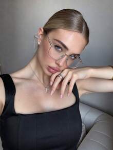 Glasses (With Storage Bag), Lightweight And Comfortable, No Nose Bridge Pressure For Long-Term Wear, Suitable For All Face Shapes, Skin Tones And Outfits, Unisex, Great Gift For Holidays - Glasses 2 - View 2