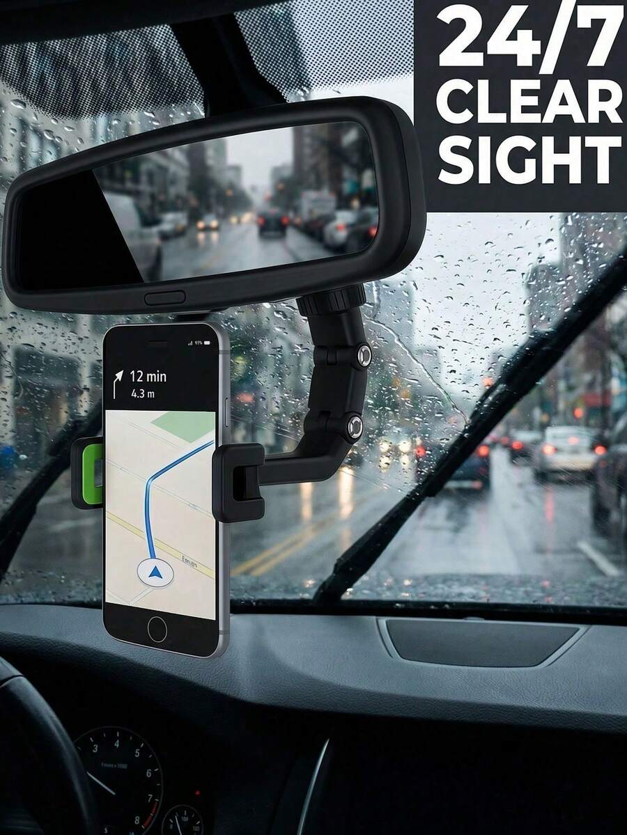 1 قطعة حامل هاتف قابل للدوران 360° وقابل للتعديل، حامل هاتف للسيارة موفر للمساحة، تصميم على شكل حرف L، قبضة آمنة، هيكل قوي، متوافق مع هواتف آيفون وأندرويد، ديكور منزلي، إكسسوار هاتف لمكتب العمل، ضروري للتخييم والسفر والمنزل - متعدد الألوان - مشاهدة 1