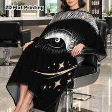 1 buah Celemek Salon Rambut, Cocok Untuk Penata Rambut Salon, Penata Rambut dan Peralatan Tata Rambut, Celemek Tata Rambut Profesional Dengan Motif Emas dan Peralatan Tata Rambut, Desain Asimetris, Cocok Untuk Pemangkasan Harian, Proses Penataan, Pekerjaan Layanan Pelanggan, Gaya Datar 2D - MultiWarna - View 6