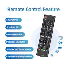 Remote Control Pengganti AKB75095307 Cocok untuk SEMUA TV Pintar LCD, LED, OLED - View 4