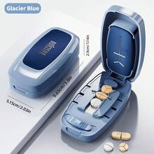 Cortador de pastillas portátil premium 1/2 cortador de tabletas preciso 3/4 1/4 tijeras divisoras de medicamento Euthyrox - Unitalla - Ver 2
