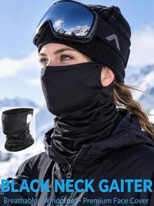 1pc/2pcs/3pcs Unisex Solid Color Balaclava Face Mask Head Cover, Suitable For All Seasons Outdoor Travel, Cycling, Hiking, Fishing - Multicolor - View 6