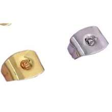 10/20/50/100pcs Stainless Steel Earring Backs 4.5x6mm, Earring Backs Ear Caps, Suitable For DIY Jewelry Making And Repair - Multicolor - View 14