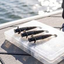 10pcs/Pack Soft Plastic Grub Soft Plastic Worm Easy To Use Bass Fishing Stick Bait Lures - Multicolor - View 11