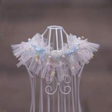 Aimeida Lace Floral Bow Pet Collar Thin Princess Style Korean Polyester Universal Cat - Multicolor - View 7