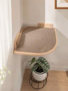 Wooden Wall-Mounted Cat Hammock, Cat Jumping Platform, Climbing Ladder, Cat Climbing Toy Rack Combination Cat Tree - Multicolor - View 10