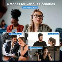 AI Translation Earbuds, 144 Languages Real-Time Translation Earhook Bluetooth Headphones With App For Study & Work - Multicolor - View 9