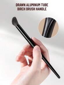 SEPROFE 11Pcs Eye Makeup Brush Set, Ultra Soft Fiber Eyeshadow Brushes, Nose Shadow Brushes, Concealer Brushes, Eyeliner Brushes, Premium Texture Handles, Easy Daily Eye Makeup Tools - Black - View 5