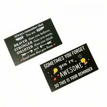 10/50/100PCS Motivational Encouragement Cards, Mini Thank You Notes For Medical Professionals, Doctors, Nurses, Volunteers And Staff, With Heart And Trophy Design - Multicolor - View 6