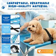 1pc Foldable Pet Grooming Stand (60*40*33cm), Portable Elevated Pet Bathing Rack With Breathable Mesh Surface, Suitable For Dogs And Cats Bathing, Drying And Grooming, Fits Large, Medium And Small Dogs And Cats - 60*40*33cm - View 8