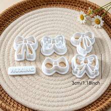 6Pcs Bow Pattern Clay Cutters, For Handmade Earring Pendant Ornament Craft, DIY Craft Lovers, Ideal Handmade Gift Choice - 6pcs - View 8