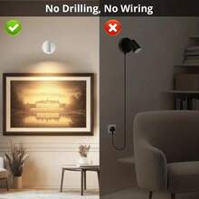 Modern USB-Powered Wall-Mounted LED Spotlight With Touch Control, 350° Rotatable Directional Downlight, Rechargeable 500mAh Lithium Battery, Adjustable Height, Freestanding Option For Bedroom, Reading, And Various Rooms - A - View 8