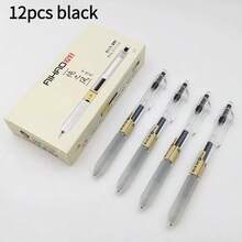 12pcs-Red Oil0.5mmPVC(Polyvinyl Chloride)Gel Pen - 12pcs-red Oil - View 9