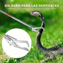 Pinzas Herpetológicas Para Vivoras Serpientes Plegable - Negro - Ver 9