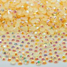 4MM5020PCS Jelly AB Colorful Circular Flat Bottom Resin Rhinestone Flat Bottom Crystal Diamond Nail Art Handmade DIY Fabric Decorative Diamond - 4mm-5020PCS - View 20