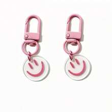 Cute 5-50pcs Women's Smile Shaped Multi-Color Candy Car Earphone Keychain, Fashion Key Ring, Suitable For Daily Wear, Keychain Gift Souvenir, Car Accessory, Bag Pendant, Campus Gothic Y2K Style - Multi-color - View 21