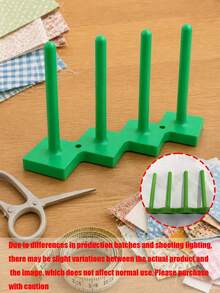 Magnetic Sewing Machine Thread Spool Holder, Plastic & Metal Material, Strong Magnetic Base, Convenient & Organized Access, Essential Sewing Accessory - Multicolor - View 10