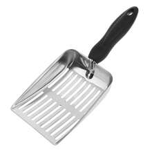 Multifunctional Stainless Steel Mesh Scoop - Heavy Duty Beach Sand Sifter, Used For Sifting Shark Teeth And Shells, Pet Litter Scoop, Garden Soil Filter - A - View 4