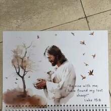 2027 Bible Verse Calendar, Christian Religious Desktop Calendar, Inspirational Catholic Daily Planner, New Year Planning, Desktop Decoration - Multiple Styles - View 2