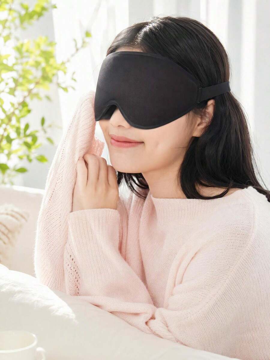 Haus Hana 1/2/3入 超柔軟3D睡眠眼罩 – 100%全遮光旅行眼罩附耳塞 - 彩色 - 查看 1