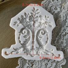 Mirror Frame European Decorative, Embossed, Baroque Style, Wall Decor, Silicone Mold, Decorative Mold, Suitable For DIY, Resin Crafts Pendant - Style - View 4