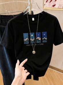 Women T-Shirts - Black - View 2