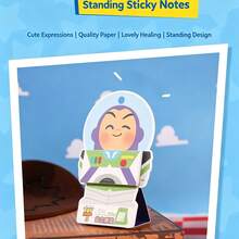 Disney 1pc 3D Standing Memo Pad, Non-Adhesive Cartoon Notepad, Cute Desktop Decor, Student Office Stationery, Planner Supplies And Gift - one-size - View 7
