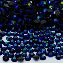 4MM5020PCS Jelly AB Colorful Circular Flat Bottom Resin Rhinestone Flat Bottom Crystal Diamond Nail Art Handmade DIY Fabric Decorative Diamond - 4mm-5020PCS - View 13