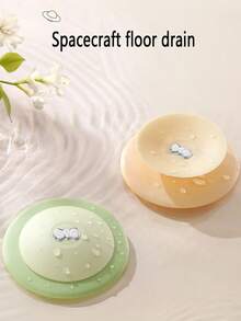 Bộ 3 miếng lọc thoát nước UFO, phù hợp cho nắp thoát nước, nhấn để mở và đóng, chống mùi hôi chống tắc nghẽn, dùng cho bồn rửa phòng tắm và nhà bếp - Phễu thoát sàn hình đĩa bay - Xem 1