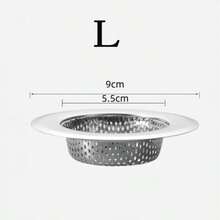 1pc Stainless Steel Kitchen Sink Drain Strainer, Sink Drain Filter, Vegetable Washing Basin, Wash Basin Anti-Clogging Mesh - Multicolor - View 12