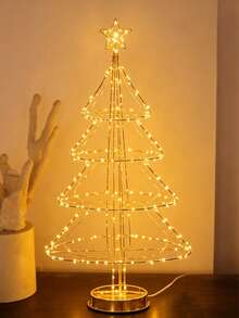 Lampu Hias Bertenaga Baterai, Lampu Dekoratif Bertenaga Kotak Baterai (Baterai Tidak Termasuk) Cocok Untuk Dekorasi Dalam Ruangan Natal, Pernikahan, Ulang Tahun, Pesta Liburan - warna hangat - View 7