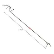 Pinzas Plegables Acero Inoxidable Para Serpientes Y Reptiles - Negro - Ver 4