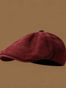 Vintage Suede Hat Suitable For Daily Wear - Suede Baseball Cap - View 11