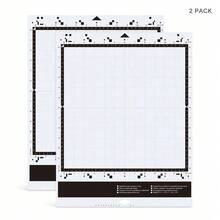 1/2 Pcs Standard Adhesive Cutting Mats For Brother ScanNCut SDX Series, 12 X 12 Inch Precision Grid Replacement Craft Mat For Cardstock, Stickers, Vinyl, Scrapbooking & DIY Crafts - A - View 9