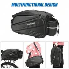 Bike Bicycle Rear Rack Pannier Bag Waterproof Bicycle Seat Case Carrying Bag - A - View 1