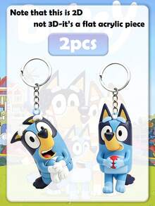 MASSDI Figurine Themed PVC Keyring Bundle, Solid PVC Key Pendants With Two Dynamic Character Poses, Fine Polished Craftsmanship, Heavy-Duty Metal Key Rings For Simple Attachment, Easily Mounted On Tote Bags, Travel Suitcases And Daily Keys - Keychain - View 6