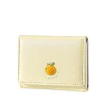 Women's Trifold Short Wallet, Cute 3D Fruit Decor PU Material, Multiple Card Slots With Photo Window, Sweet Fashionable Small Wallet, Suitable For Daily Use - Multicolor - View 6