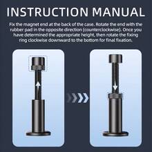 Aluminum Alloy Magnetic Spiral Telescopic Enhanced Base GPU Anti-Sagging Bracket 50-120mm Adjustable Graphics Card Support Stand For ATX Chassis Desktop Computer - View 10