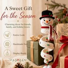 1 Set DIY Christmas Spiral Crochet Ornament Kit, Handmade Santa Claus Snowman Christmas Tree Hanging Decor, Crochet Doll Set, Suitable For Beginners, Holiday Handmade Gift - A-multi-color - View 12