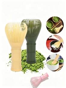 1pc PP Resin Matcha Stirring & Cutting Stick, Japanese Style Handmade Matcha Making Tool, Home Decor, Autumn Home Decor, Christmas Home Decor, Halloween Decor, Bathroom Decor, Suitable For Wedding Events, Christmas - Multicolor - View 5
