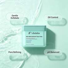 SANLIVNA AHA BHA Clarifying Toner Pads, Gentle Pore Care And Smoothing Face Pads For Daily Use, Korean Skincare, 150ml - WHAT - View 9