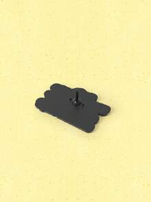 Popjeli 1Pc Cute Shark Enamel Pin - "Look, I Really Like Sharks... Okay?" Alloy Brooch Badge - Multicolor - View 4