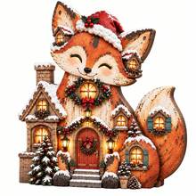 Cross-Border Christmas New Moon Santa Claus Holding Gift Christmas Decoration Resin Craft - 1PC - View 3